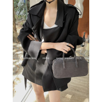 Temperament lapel short workwear loose windbreaker jacket 6