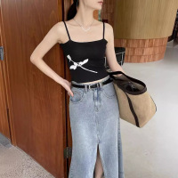 New Chinese style rose jacquard slim fit inner top 39