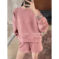 Round neck long sleeve bottoming shirt simple fashion casual suit 43