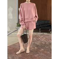 Round neck long sleeve bottoming shirt simple fashion casual suit 43