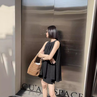 Top elastic waist casual pants set 45