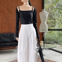 Versatile design simple vest suit with striped waistcoat 30